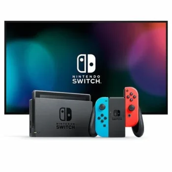 NINTENDO Consola Switch con Controles de Neon Azul y Rojo